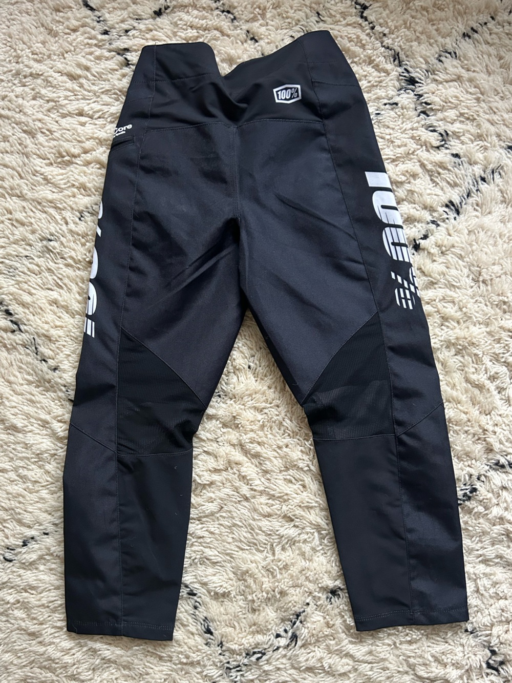 100% R-Core Men’s Downhill MTB Mountain Bike Pants Size 26 Black - Picture 4 of 4